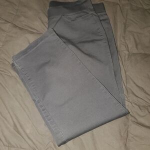 Liz Claiborne petite gray stretch waist dress pants